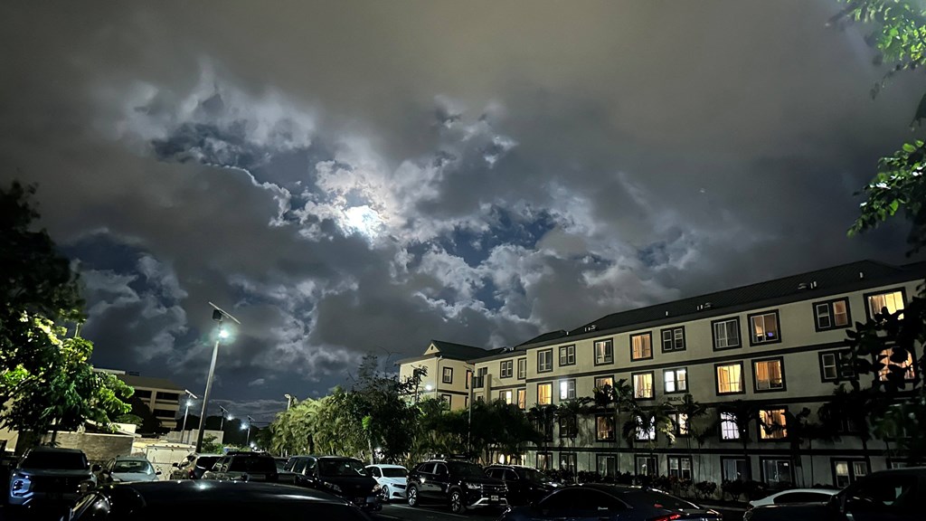 The Waterfront Apartments Night View