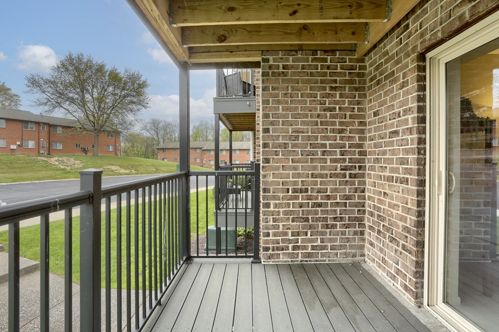 Apartments in Harrisburg | Twin Lakes Apartments | a balcony