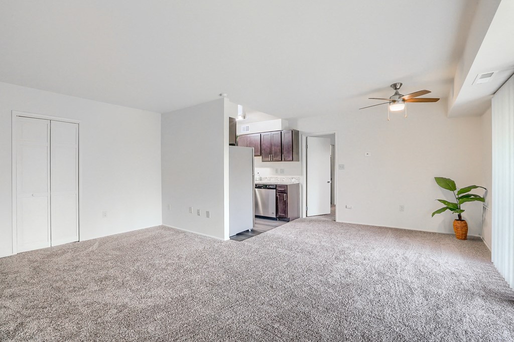 Camp Hill 1 Bedroom Living Room| Long Meadows Apartments in Camp Hill PA