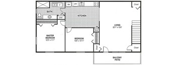 2 Bedroom Garden B