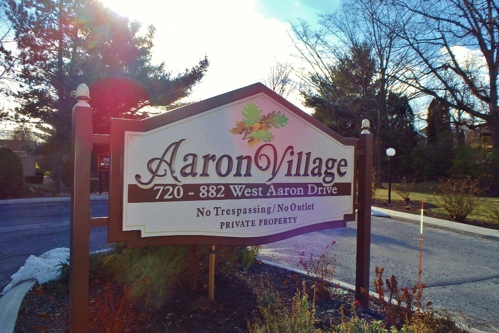 a sign on the side of a road