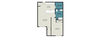 One Bedroom Apartment | Oakwood Hills Apartments | PMI