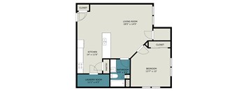 One Bedroom Apartment | Oakwood Hills Apartments| PMI