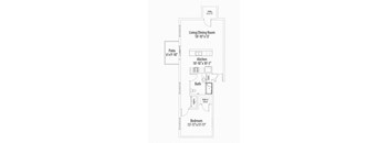 Camp Hill Apartment Floor Plan B | Camp Hill Apartments | Centerpointe Apartments