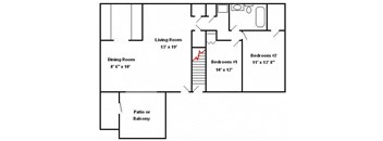 2 Bedrooms Hershey Apartments | Braircrest Gardens Apartments