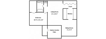 One Bedroom Hershey Apartments | Braircrest Gardens Apartments