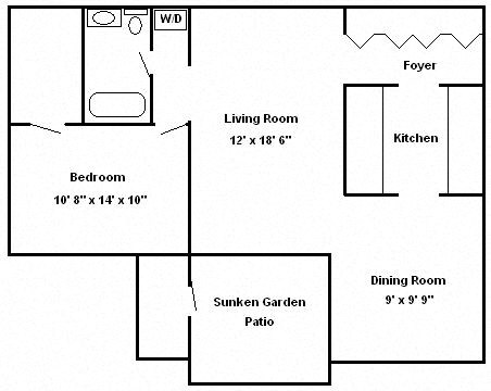 One Bedroom Hershey Apartments | Braircrest Gardens Apartments