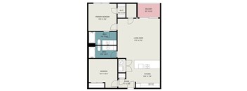 Two Bedroom Apartment | Oakwood Hills Apartments | PMI