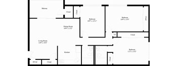 a floor plan of a house with an open floor plan and a staircase