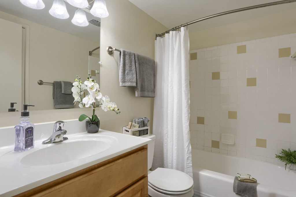 Camp Hill Apartments Bathoom | Apartments in Camp HIll PA at Long Meadows