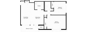 2 Bedroom Corporate Apartment