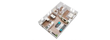 1 bedroom floorplan