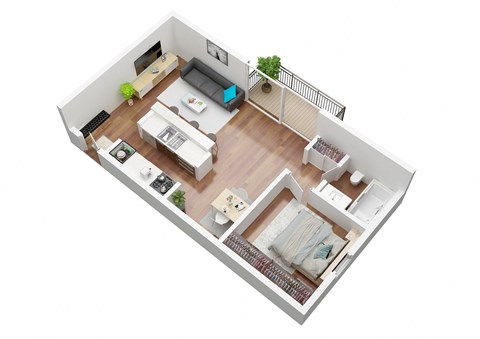 Cielo 1 bedroom apartment