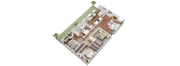 Maple Floorplan Lemoli Apartments