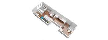 Legacy studio floorplan