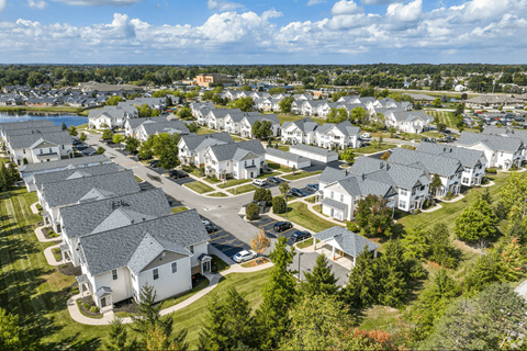 Aerial View of Residential Area at The Marlowe, Fort Wayne, IN, 46804