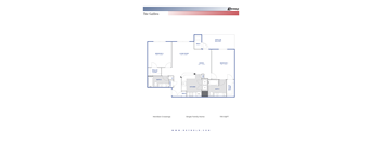 The Galileo 2Bed 1Bath 1110Sqft