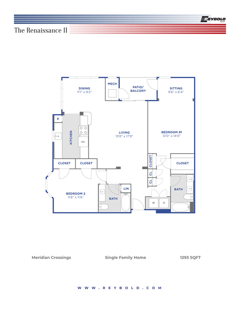 The Renaissance II 2Bed 2Bath 1293Sqft