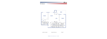 The Slayton 2Bed 2Bath 1111Sqft