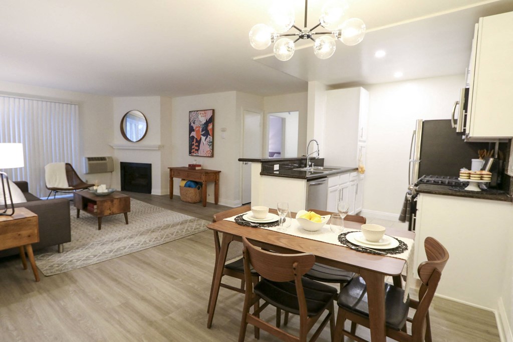 1 Bedroom - Floor plan A at Westwood Riviera Apartments, Los Angeles