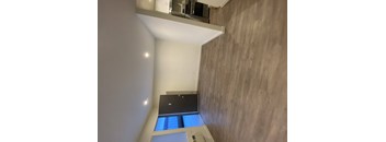 living room with windows