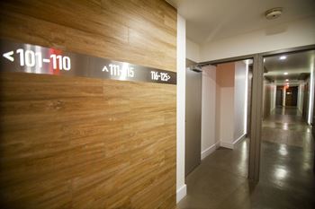 Hallway at Westwood Riviera Apartments, Los Angeles