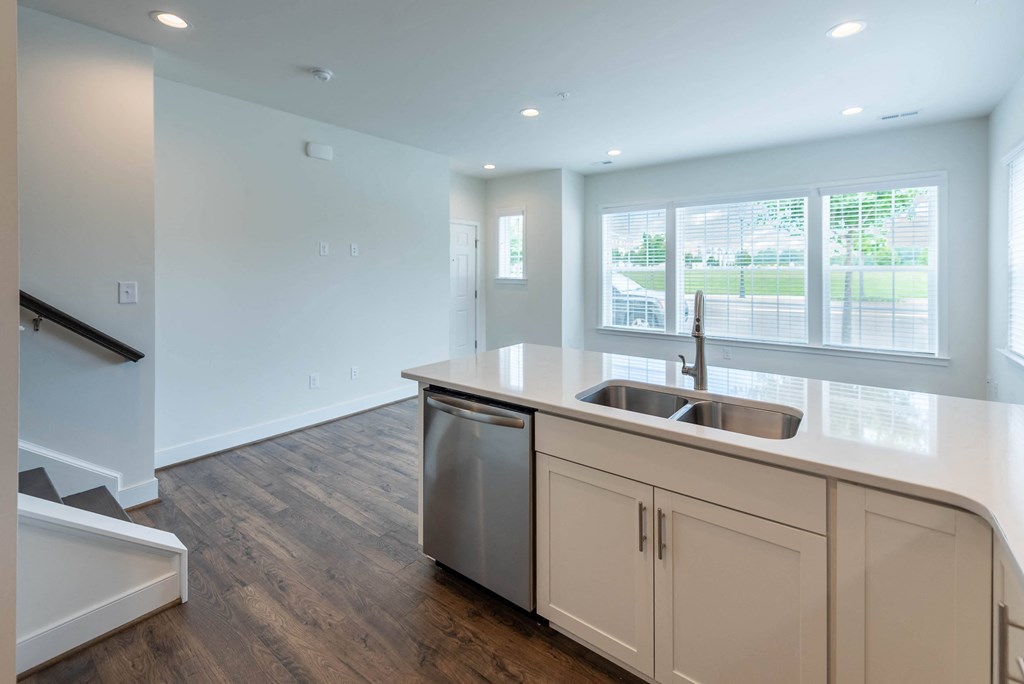 D1 Lower Level Home Kitchen and Living Room