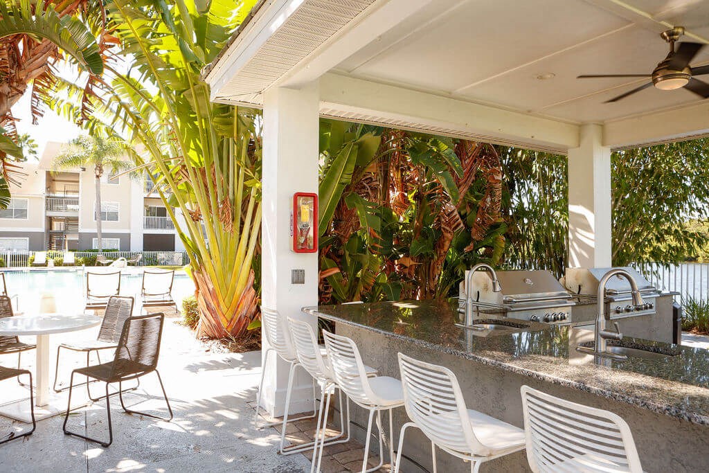 Grill Stations at Champions Walk Apartment Homes, Bradenton, FL