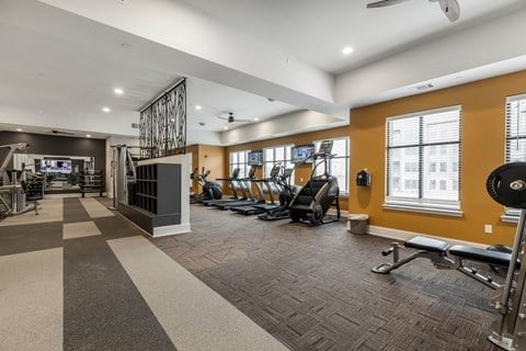 Gym at Meeder Flats Apartment Homes, Pennsylvania