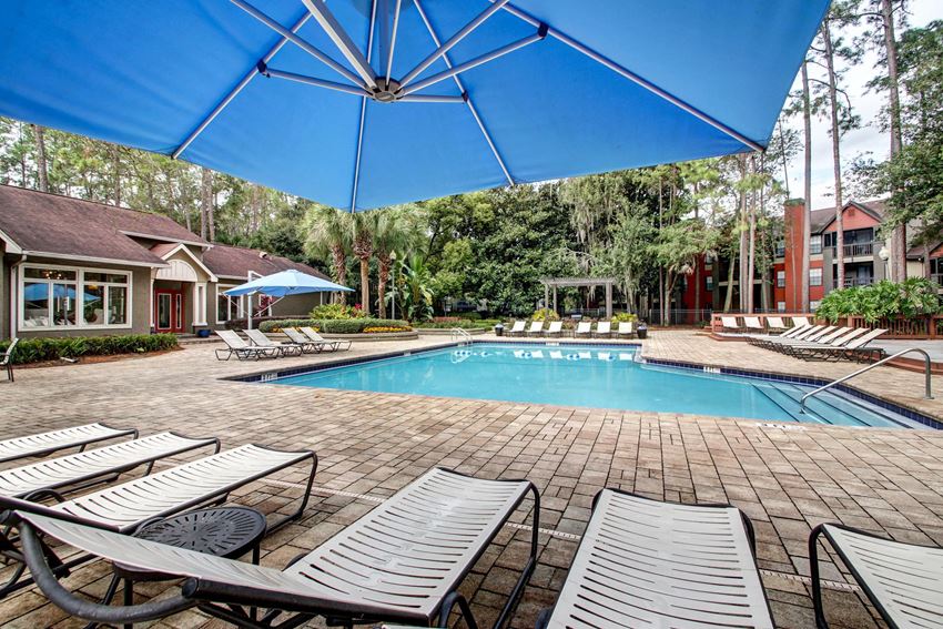 Poolside Sundeck Poolside Sundeck at Timberwalk at Mandarin Apartment Homes, Florida - Photo Gallery