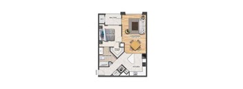 A3-1 Floor Plan at The Collings at the Lumberyard, New Jersey, 08108
