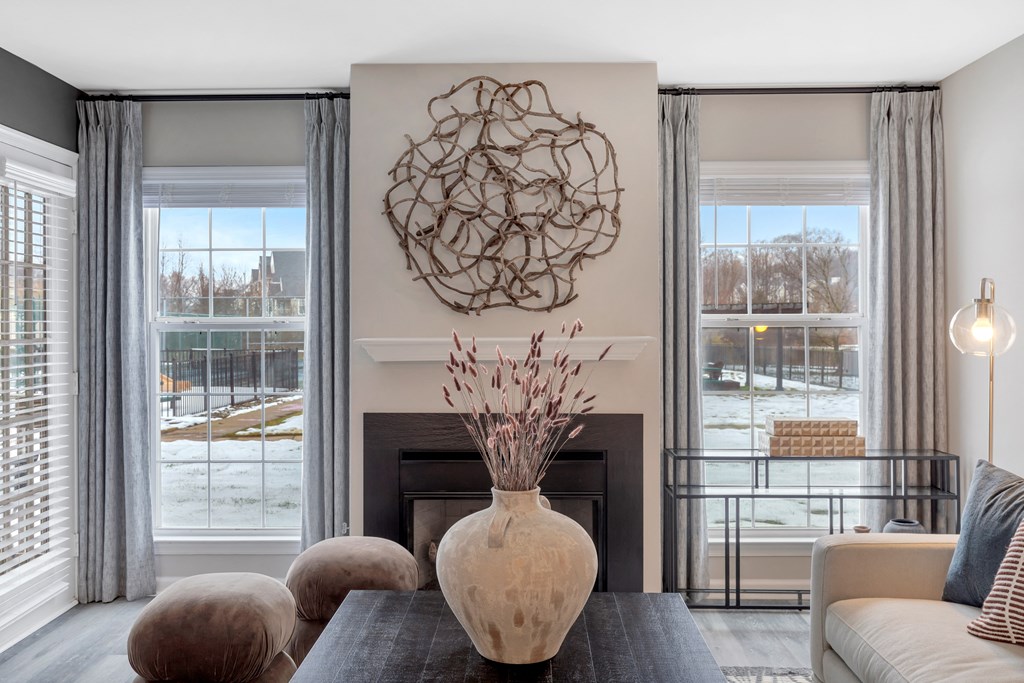 Lounge at The Austin Apartment Homes, Deptford