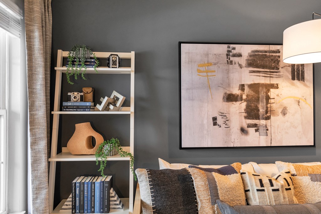 Decorated Living Area at The Austin Apartment Homes, Deptford