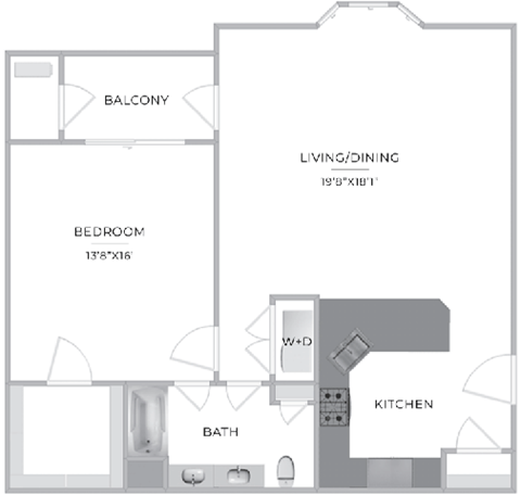 Barclay Glen, 1BR  at Barclay Glen Apartments, New Jersey