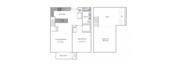 One Bedroom with Loft  at Barclay Chase Apartment Homes, Marlton, 08053