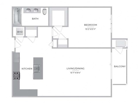 One Bedroom  at Barclay Chase Apartment Homes, Marlton, 08053