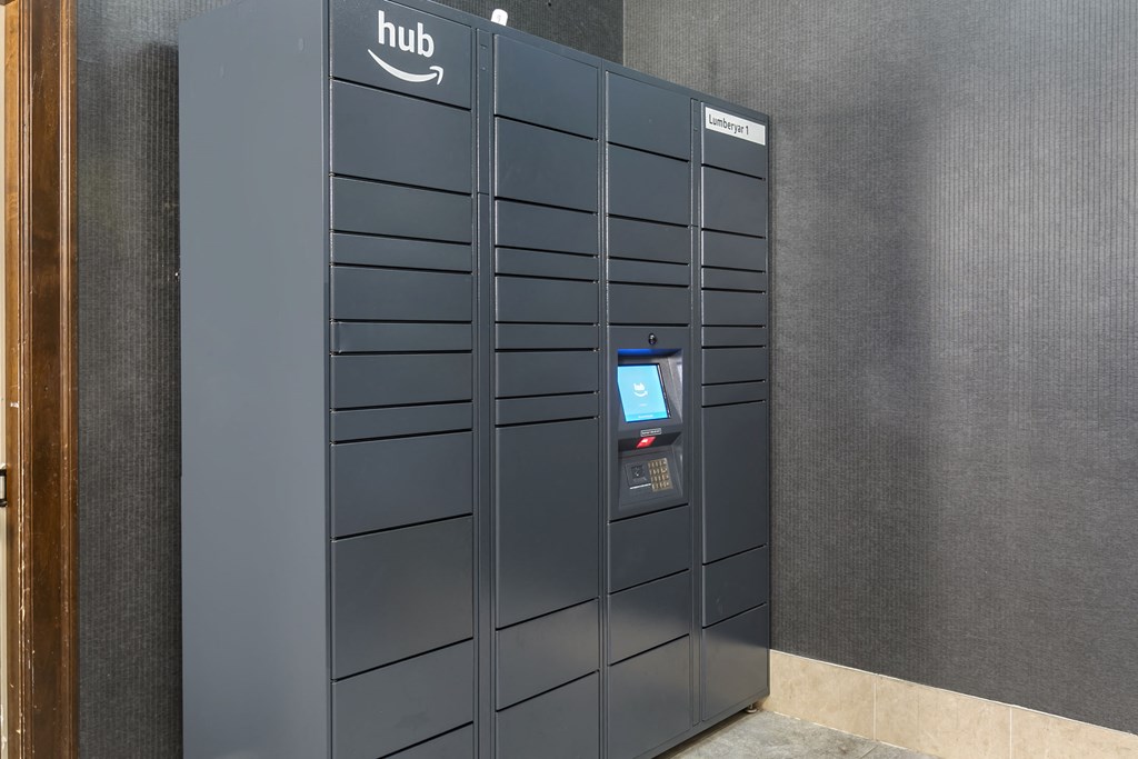 Amazon Hub Lockers  at The Collings at the Lumberyard, New Jersey, 08108