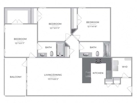 Carillon Woods Three Bedroom  at Carillon Woods, Millsboro, DE, 19966