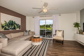 Modern Living Room at Champions Walk Apartment Homes, Bradenton, FL, 34210