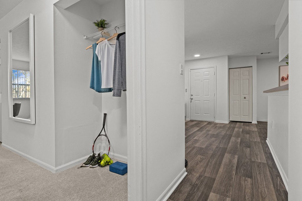 Closet Area at Eagle Ridge Apartments, Monroeville, Pennsylvania