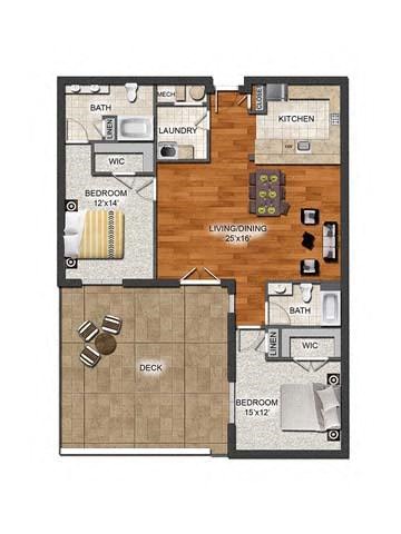L1 Floor Plan at The Collings at the Lumberyard, Collingswood, New Jersey