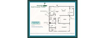 PinehurstIII Floor Plan at Pennsauken Golf Course Villas, PENNSAUKEN, NJ, 08109