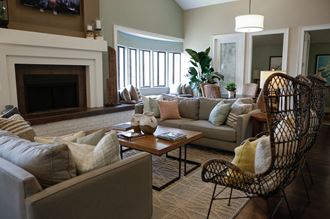 Fireplace Lounge at Flagler Pointe Apartment Homes, St. Petersburg, Florida - Photo Gallery 5