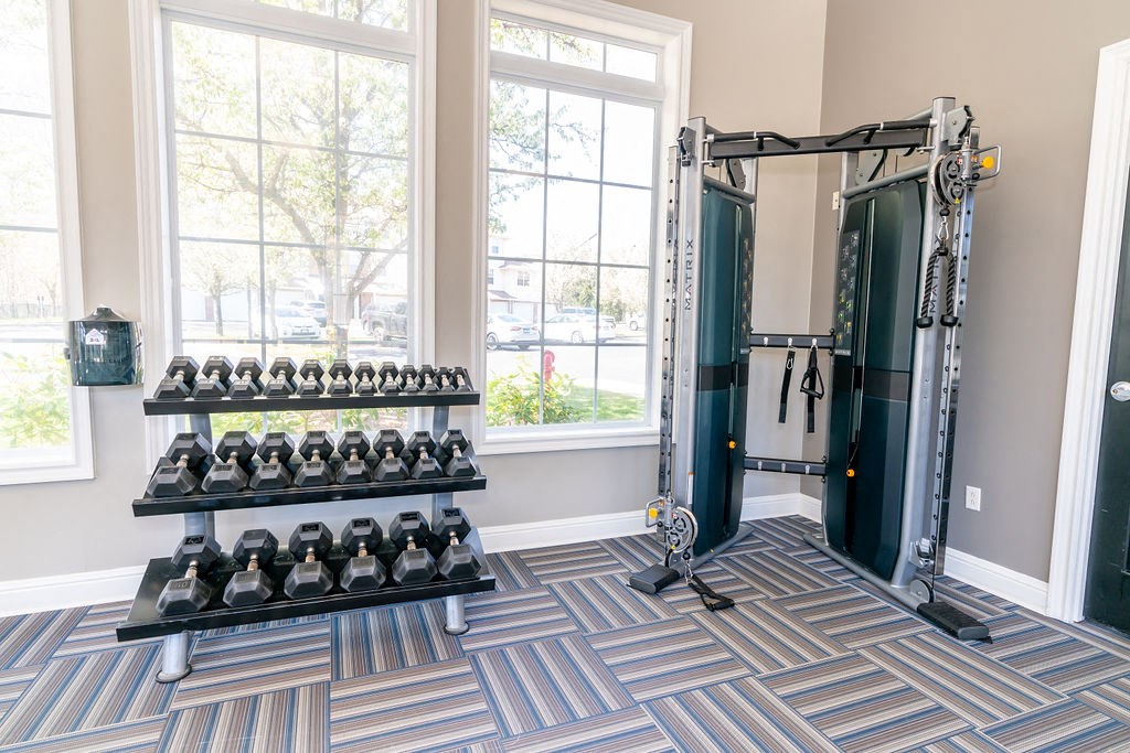 the gym at The Ledges Apartment Homes, Groton, CT, 06340