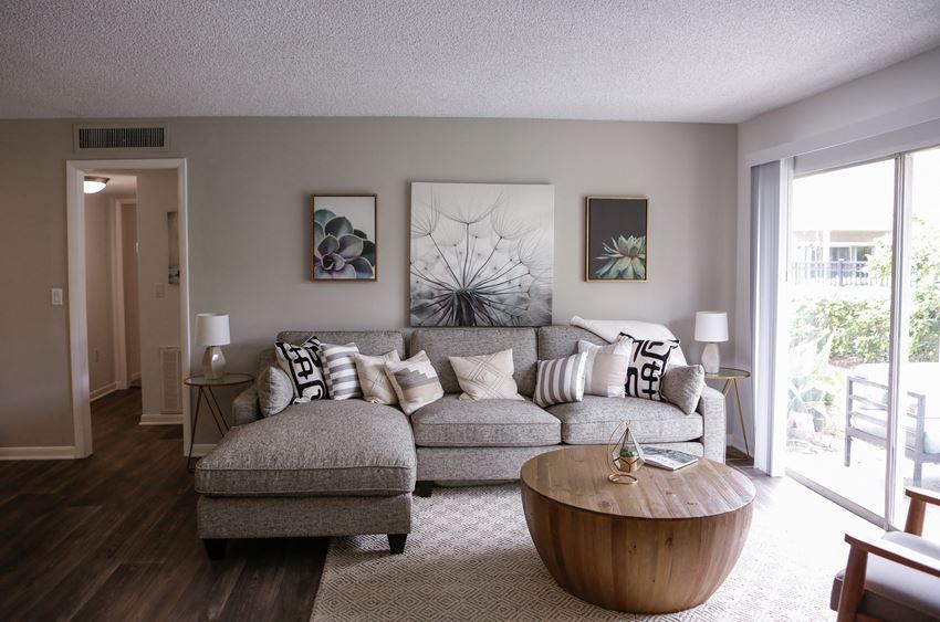 Living Room at Flagler Pointe Apartment Homes, Florida, 33712 - Photo Gallery 1
