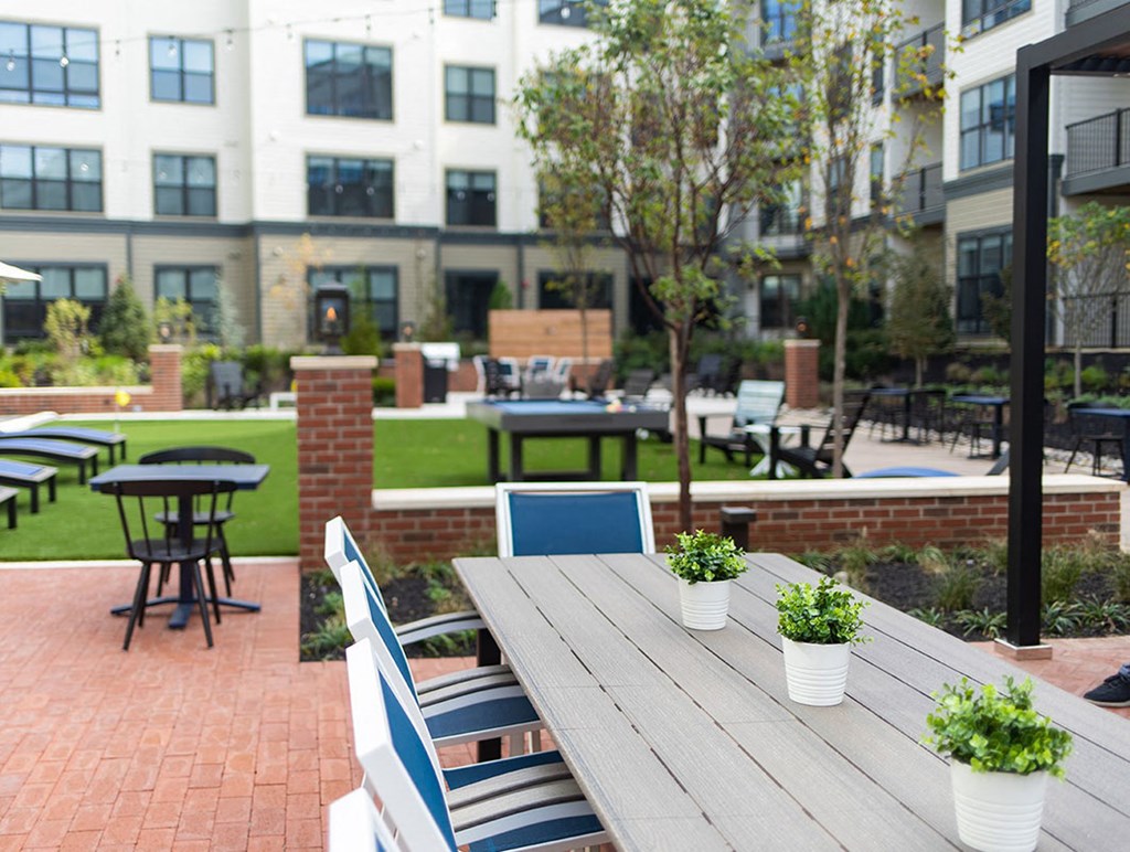 Patio at The Yards at Malvern, Malvern, Pennsylvania