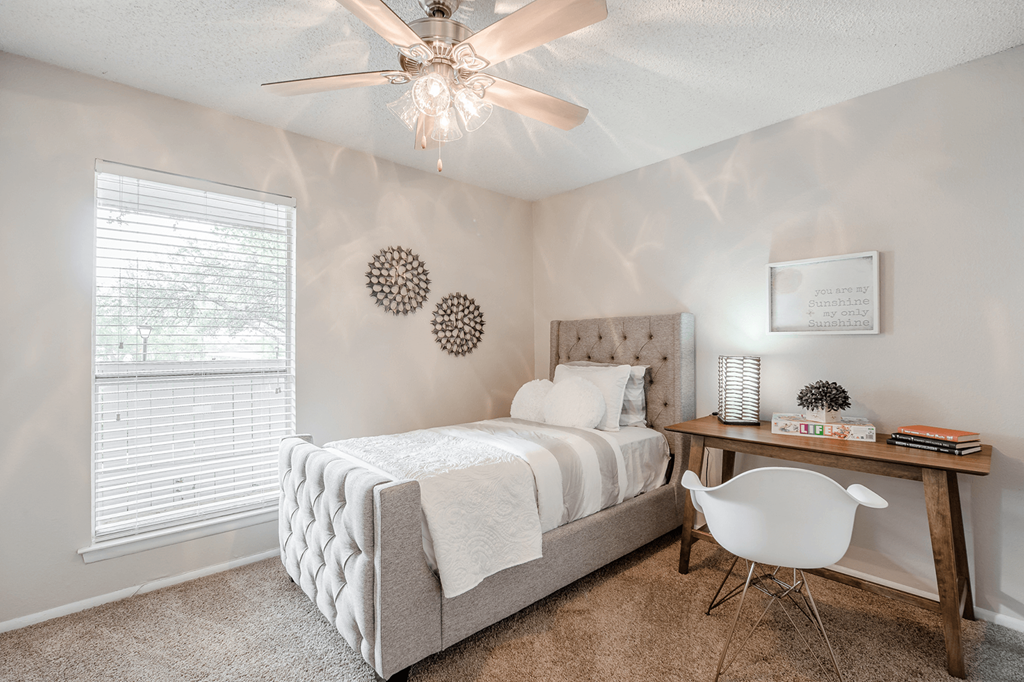 Spacious bedrooms  at Walnut Hill, San Antonio, Texas