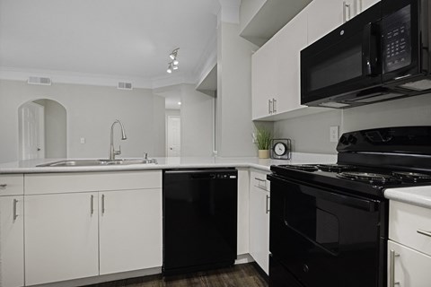 open kitchen with large countertop space  at Prestonwood Hills, Plano, TX, 75093