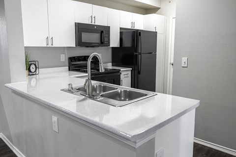 large countertop space in kitchen  at Prestonwood Hills, Plano, TX, 75093