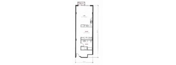 1 Bed 1 Bath Plus Den A7